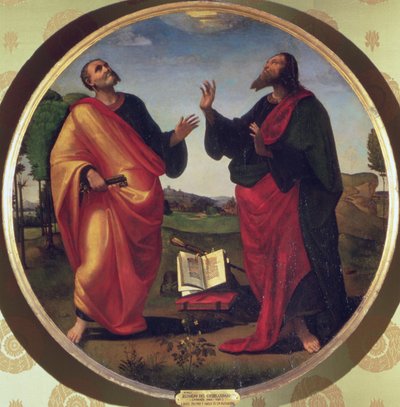 St. Peter and St. Paul by Ridolfo , Il Ghirlandaio